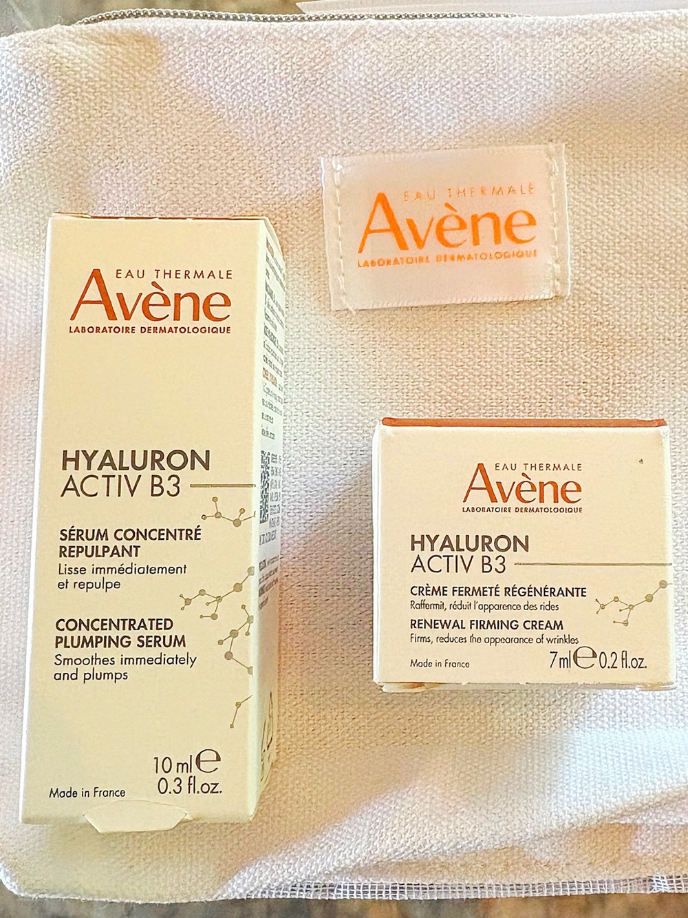 ♥️💖 Avene Hyaluron Activ B3 Cream & Serum and Travel bag NWT
